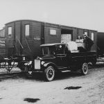 1928 Volvo Truckseries1 overladen van de trein