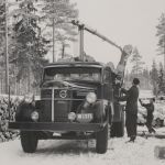 1946 Volvo LV150 houttransport